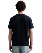 Replay R logo crew neck tee shirt DARK NAVY
