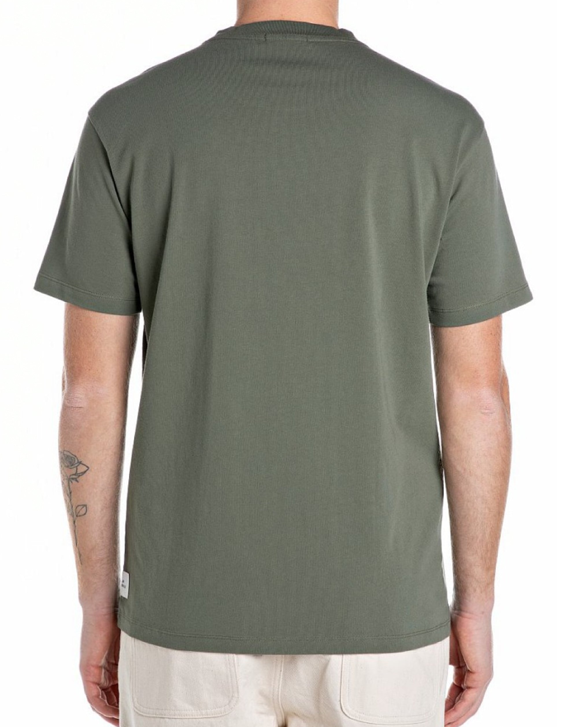 Replay Satorriale Premium Quality T Shirt Khaki