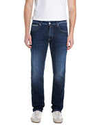 Replay Grover Straight Fit Jean Dark Wash + stretch