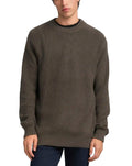 Replay Rib-Knit Cotton Pullover Khaki