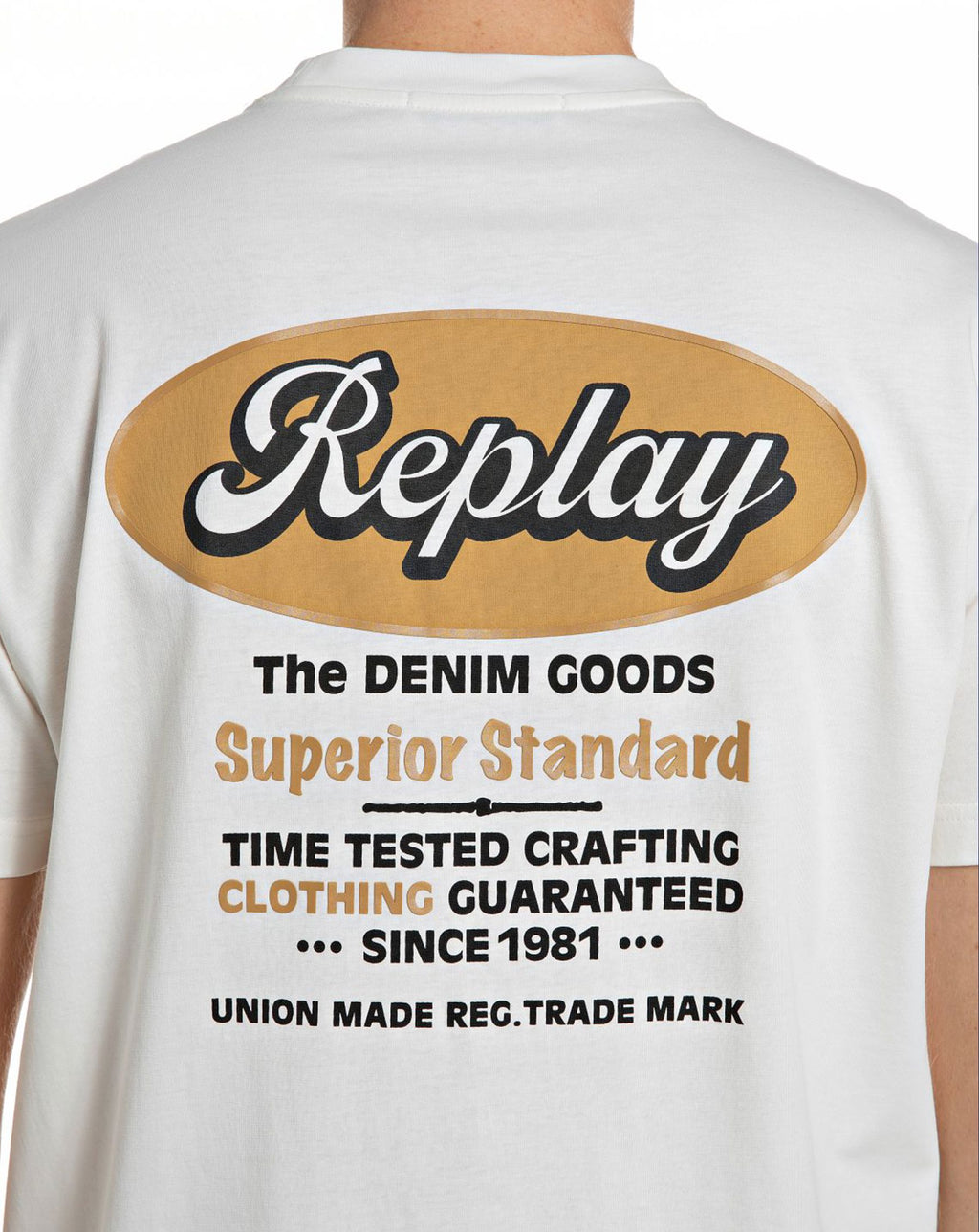 Replay denim goods superior standard OFF WHITE