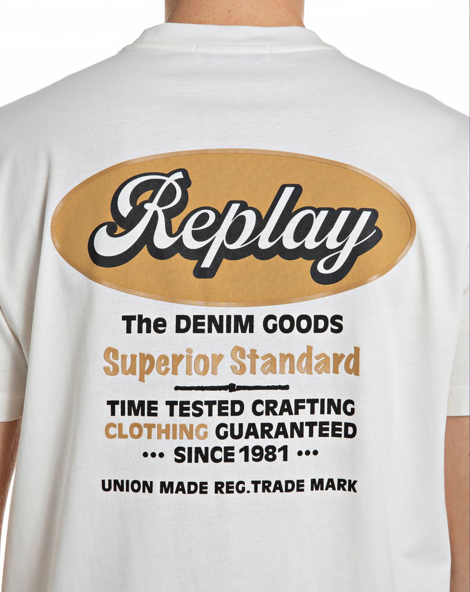 Replay denim goods superior standard OFF WHITE