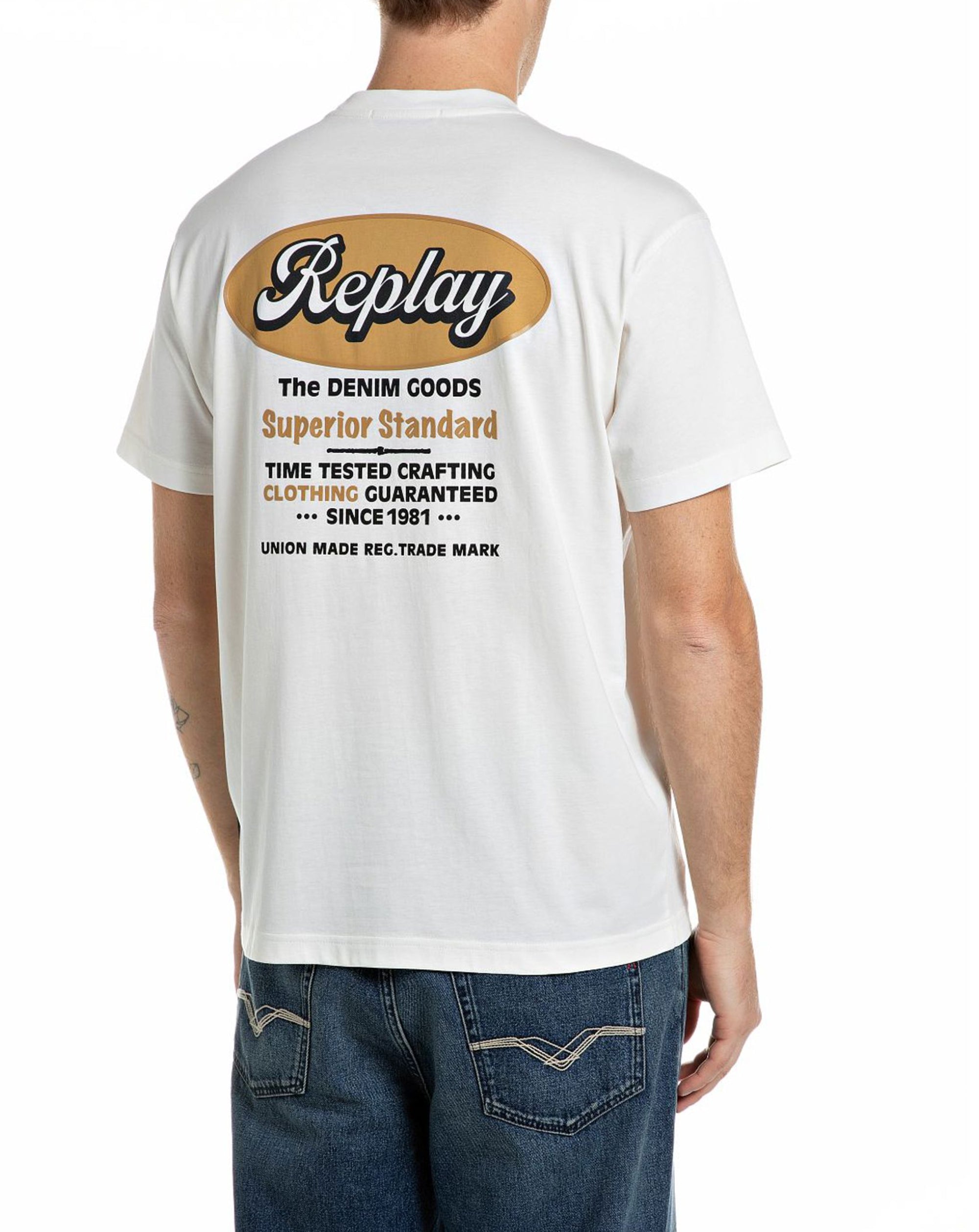 Replay denim goods superior standard OFF WHITE