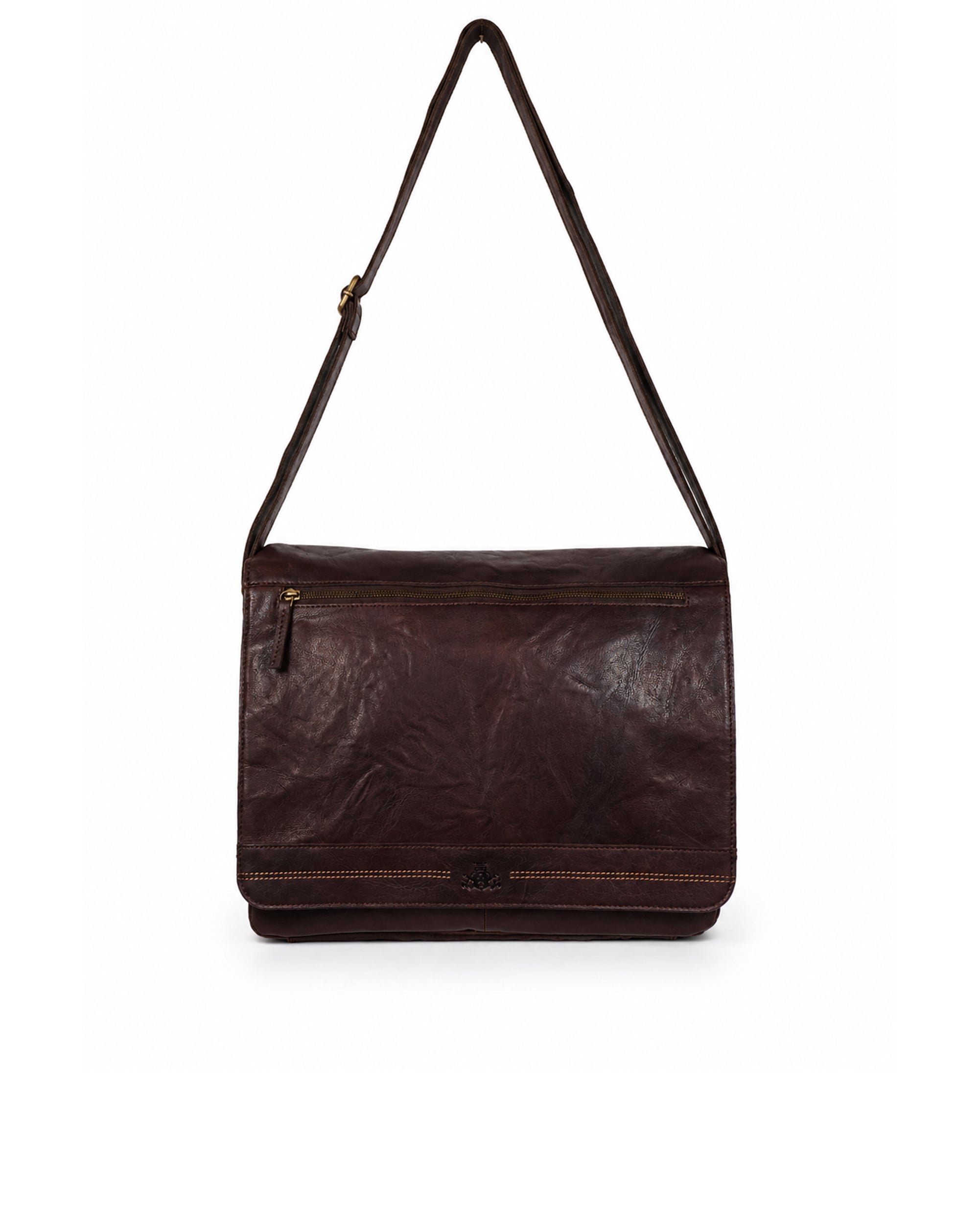 Rowallan Conquest Brown Large Messenger Bag BROWN