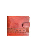 Rowallan Panama tabbed flip out wallet COGNAC