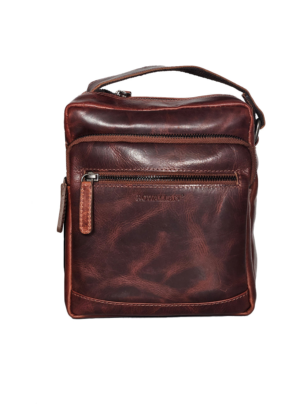 Rowallan Trojan Cross Body Bag Cognac