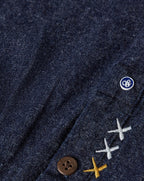 Scotch & Soda Denim Flannel relaxed fit overshirt INDIGO