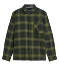 Scotch & Soda Flannel Checked Relaxed Fit Shirt Forest Night check