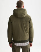 Scotch & Soda Hooded softshell padded jacket GREEN