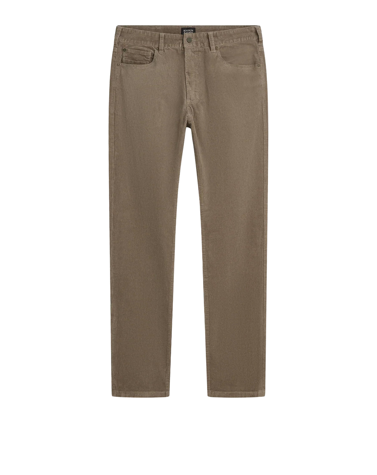 Scotch & Soda Ralston Stretch Cotton Corduroy 5 pkt WALNUT