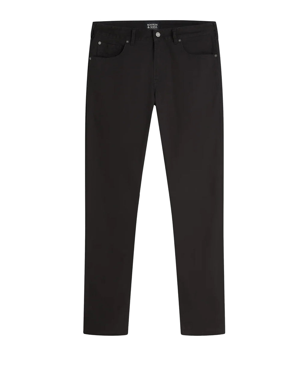 Scotch & Soda Ralston stretch cotton twill 5 pkt pant Meteorite