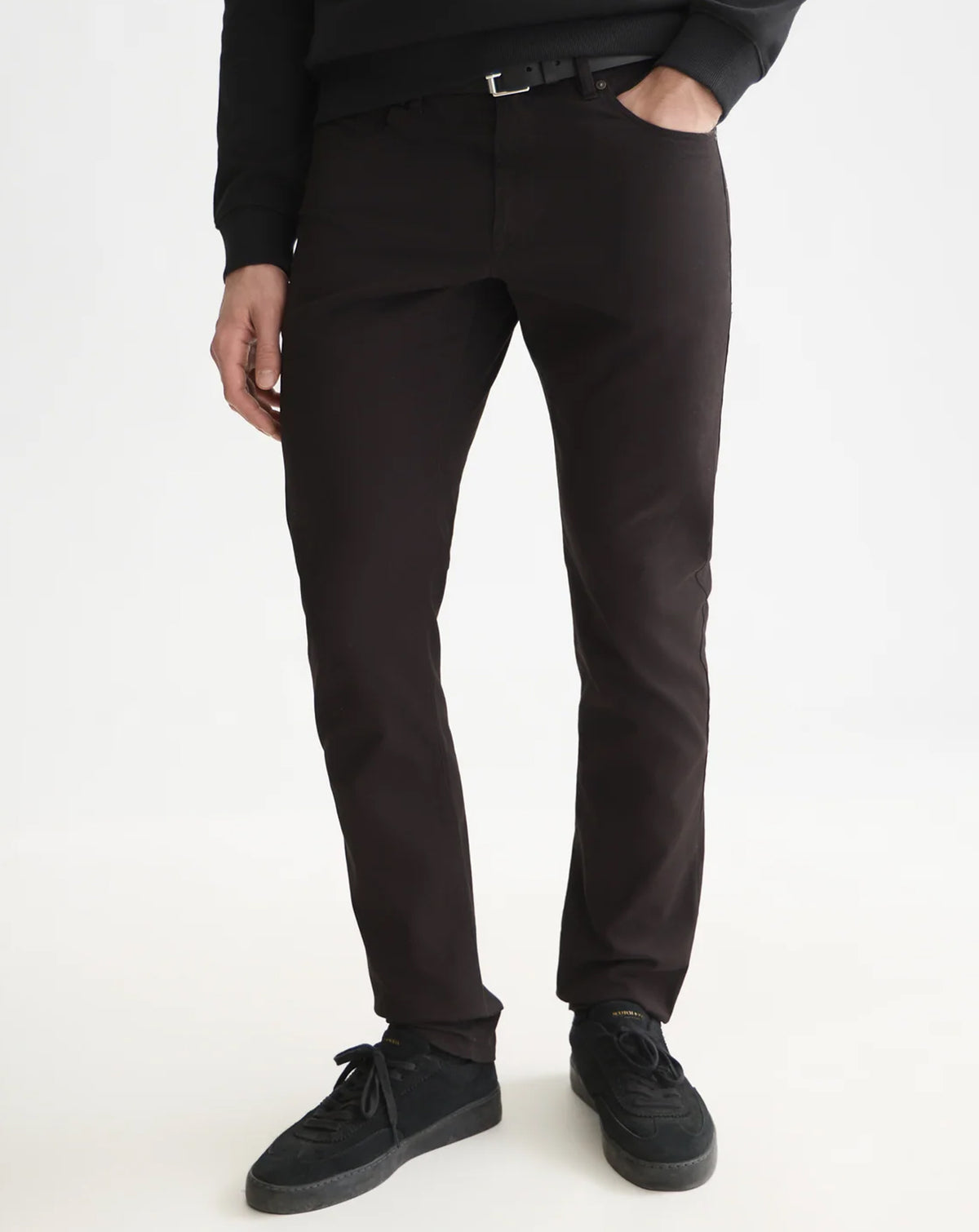 Scotch & Soda Ralston stretch cotton twill 5 pkt pant Meteorite