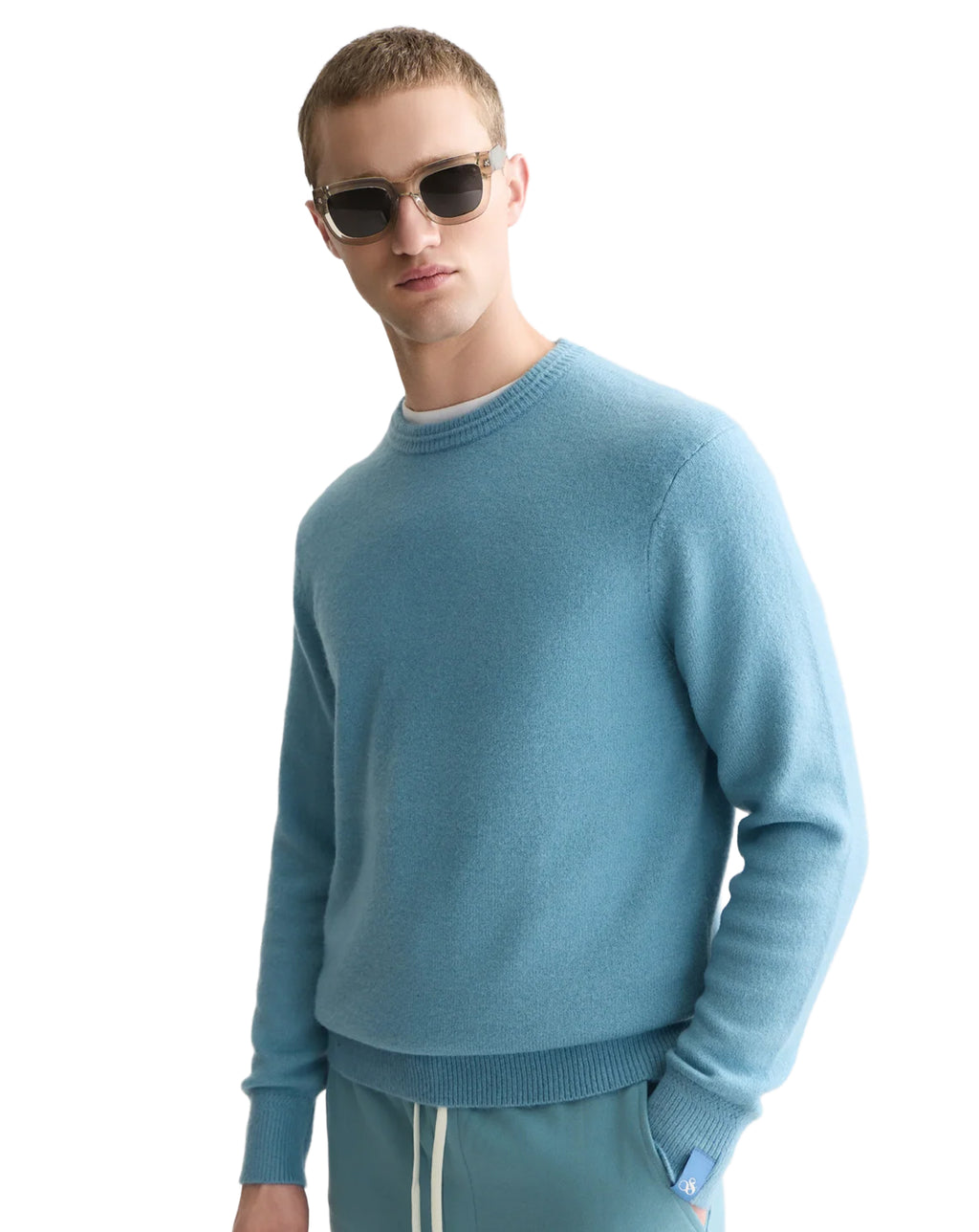 Scotch & Soda Soft Knit Regular Fit Pullover Adriatic Blue