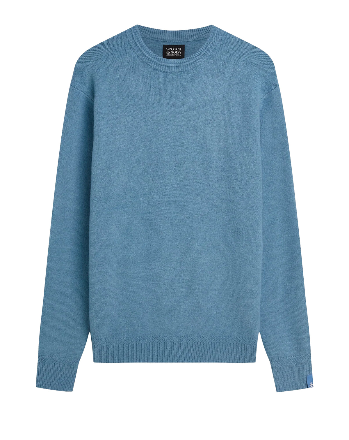 Scotch & Soda Soft Knit Regular Fit Pullover Adriatic Blue
