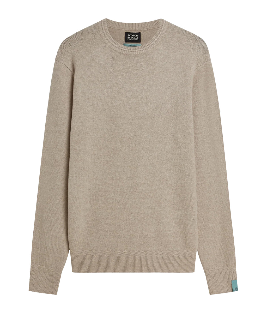 Scotch & Soda Soft Knit Regular Fit Pullover Pure Cashmere