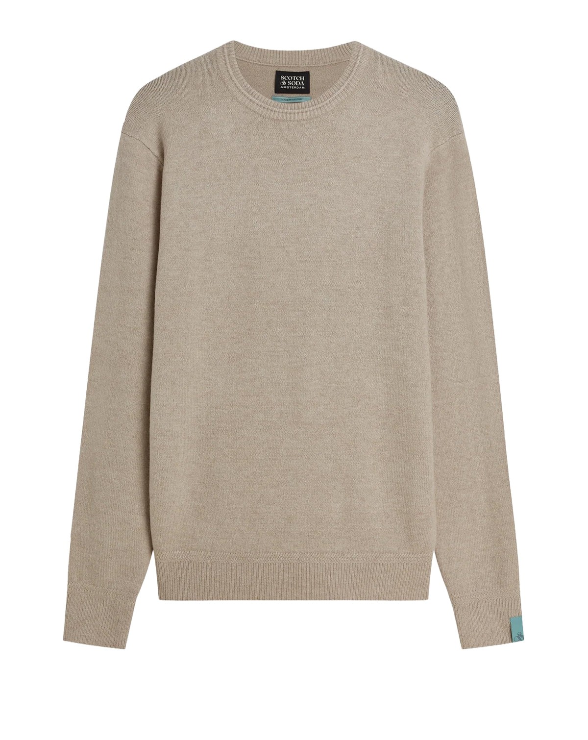 Scotch & Soda Soft Knit Regular Fit Pullover Pure Cashmere