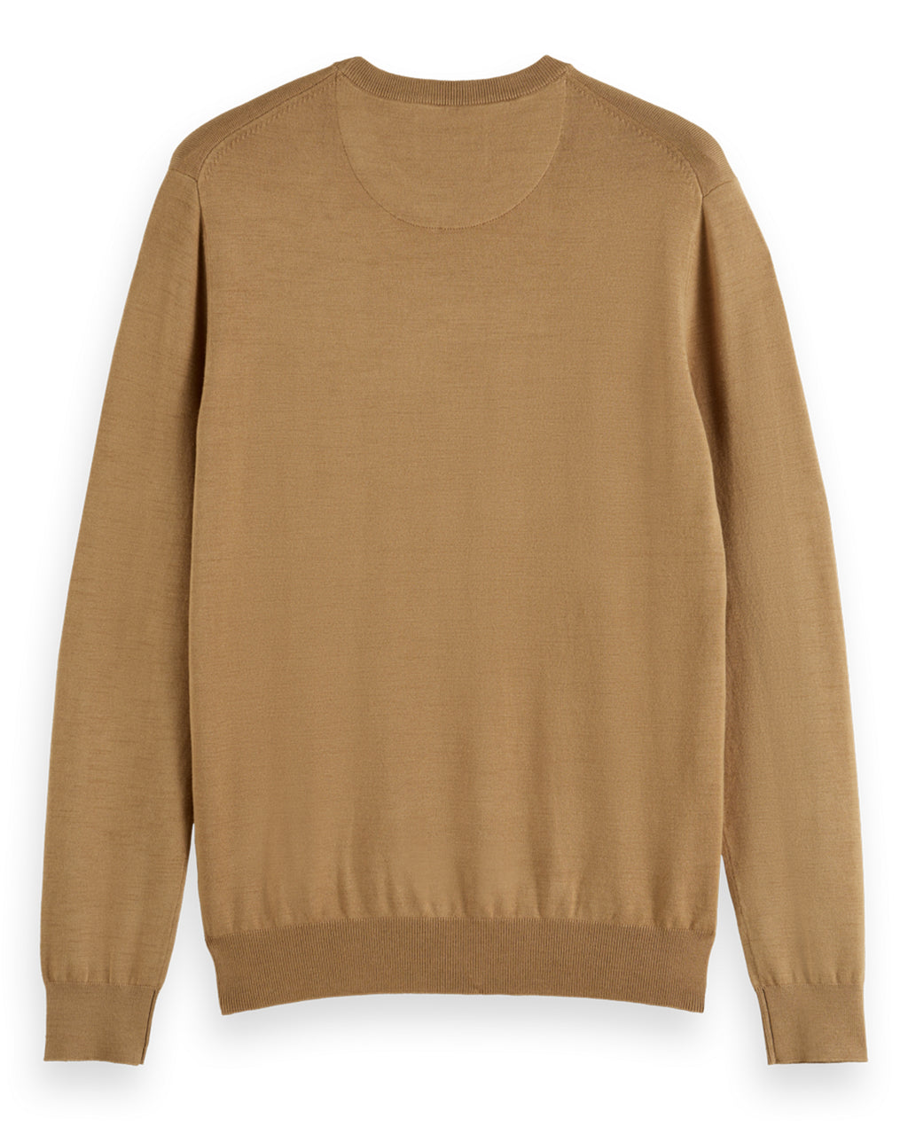 Scotch & Soda Viscose Pullover Crew Neck Light Camel
