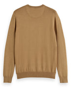 Scotch & Soda Viscose Pullover Crew Neck Light Camel