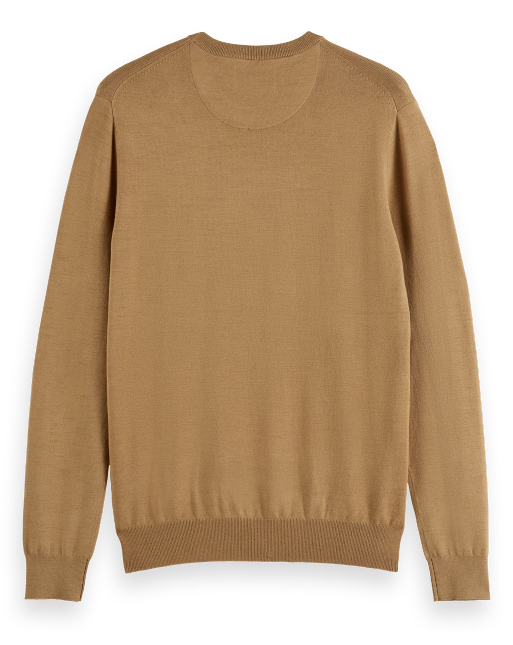 Scotch & Soda Viscose Pullover Crew Neck Light Camel