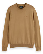 Scotch & Soda Viscose Pullover Crew Neck Light Camel