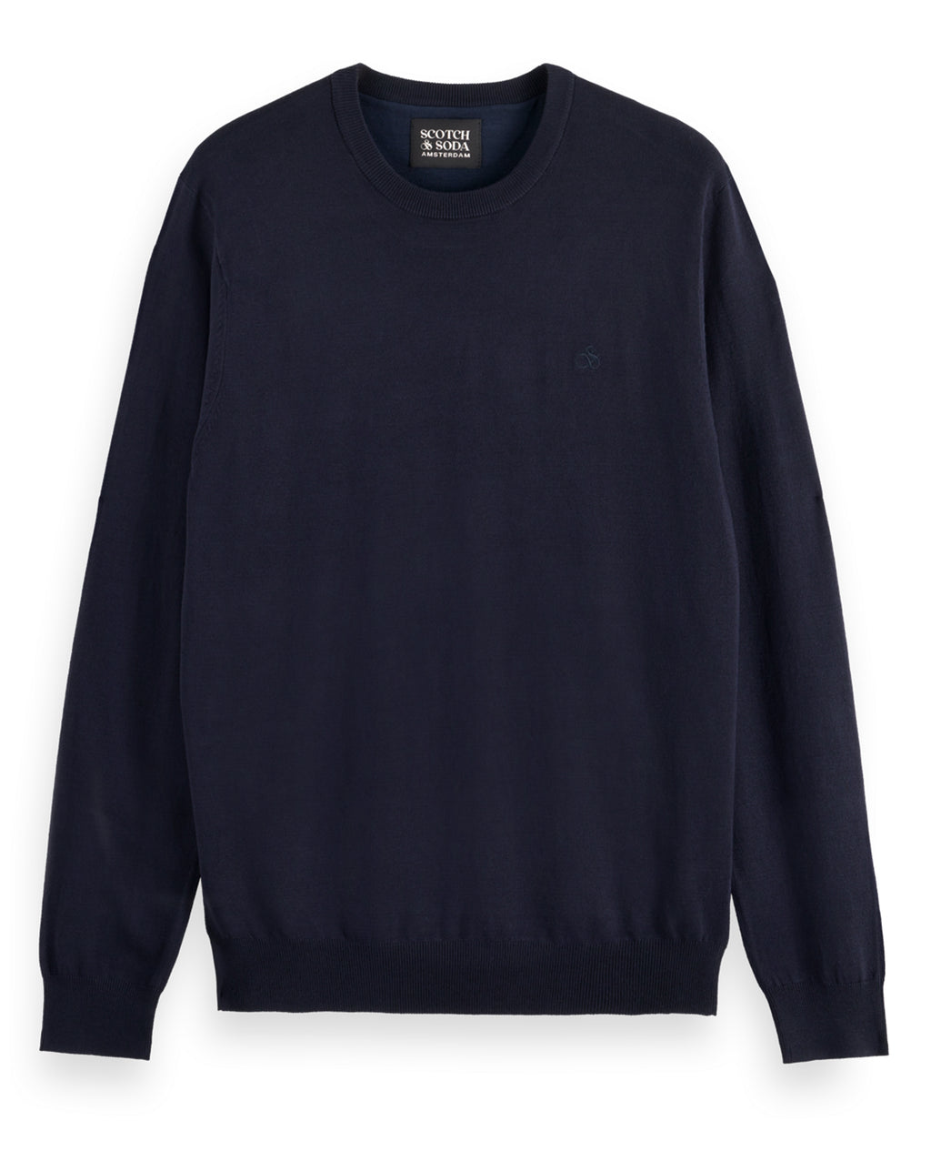 Scotch & Soda Viscose Pullover Crew Neck Night Blue
