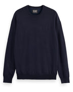 Scotch & Soda Viscose Pullover Crew Neck Night Blue
