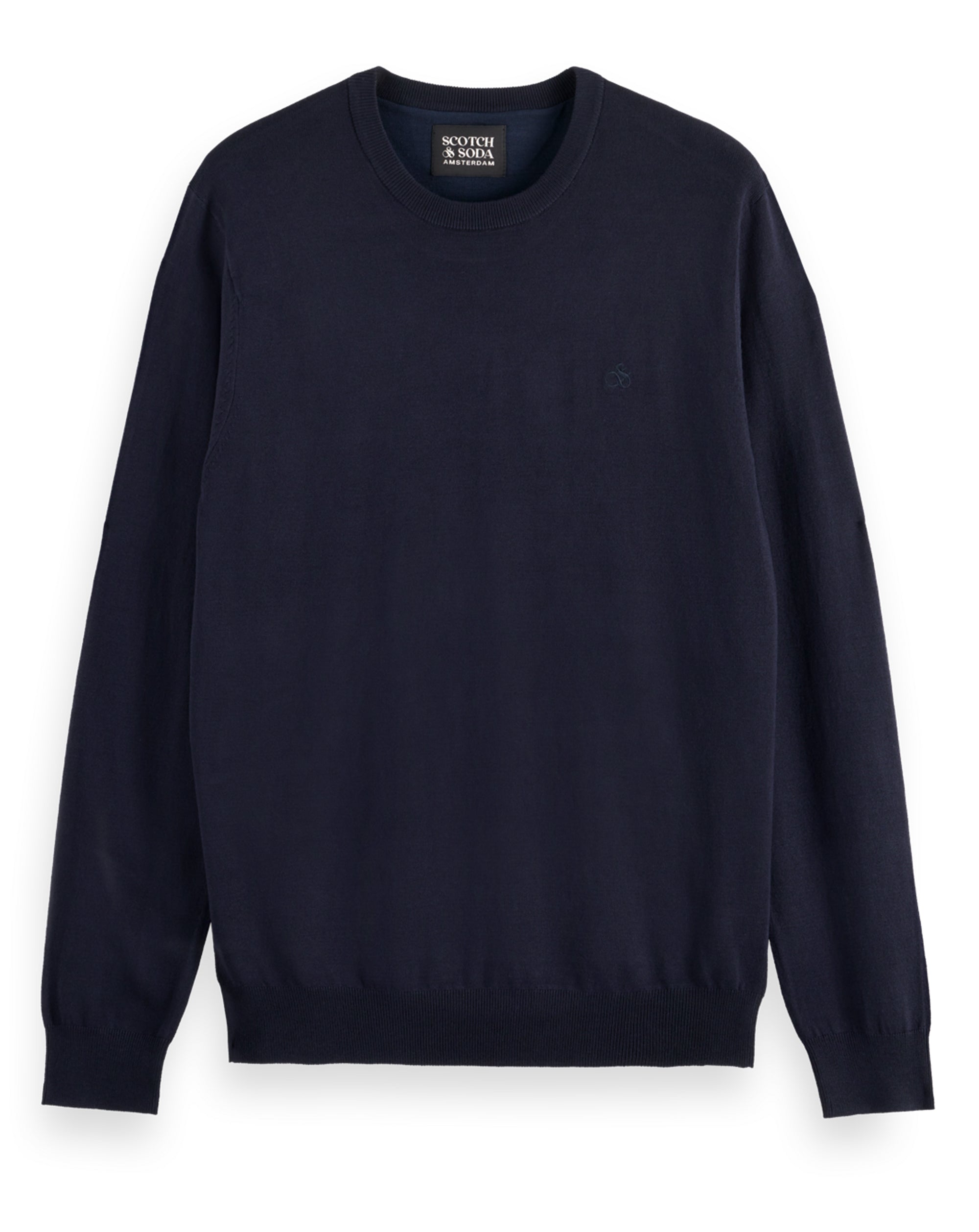 Scotch & Soda Viscose Pullover Crew Neck Night Blue