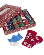 Sockshop 6 Fun Filled Sock Crackers RED