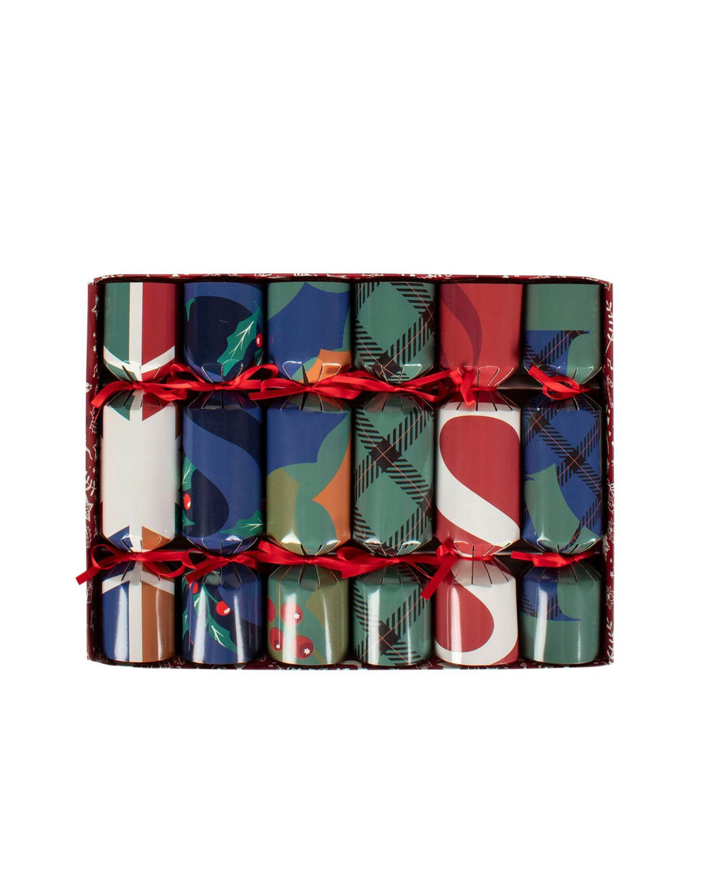 Sockshop 6 Fun Filled Sock Crackers RED