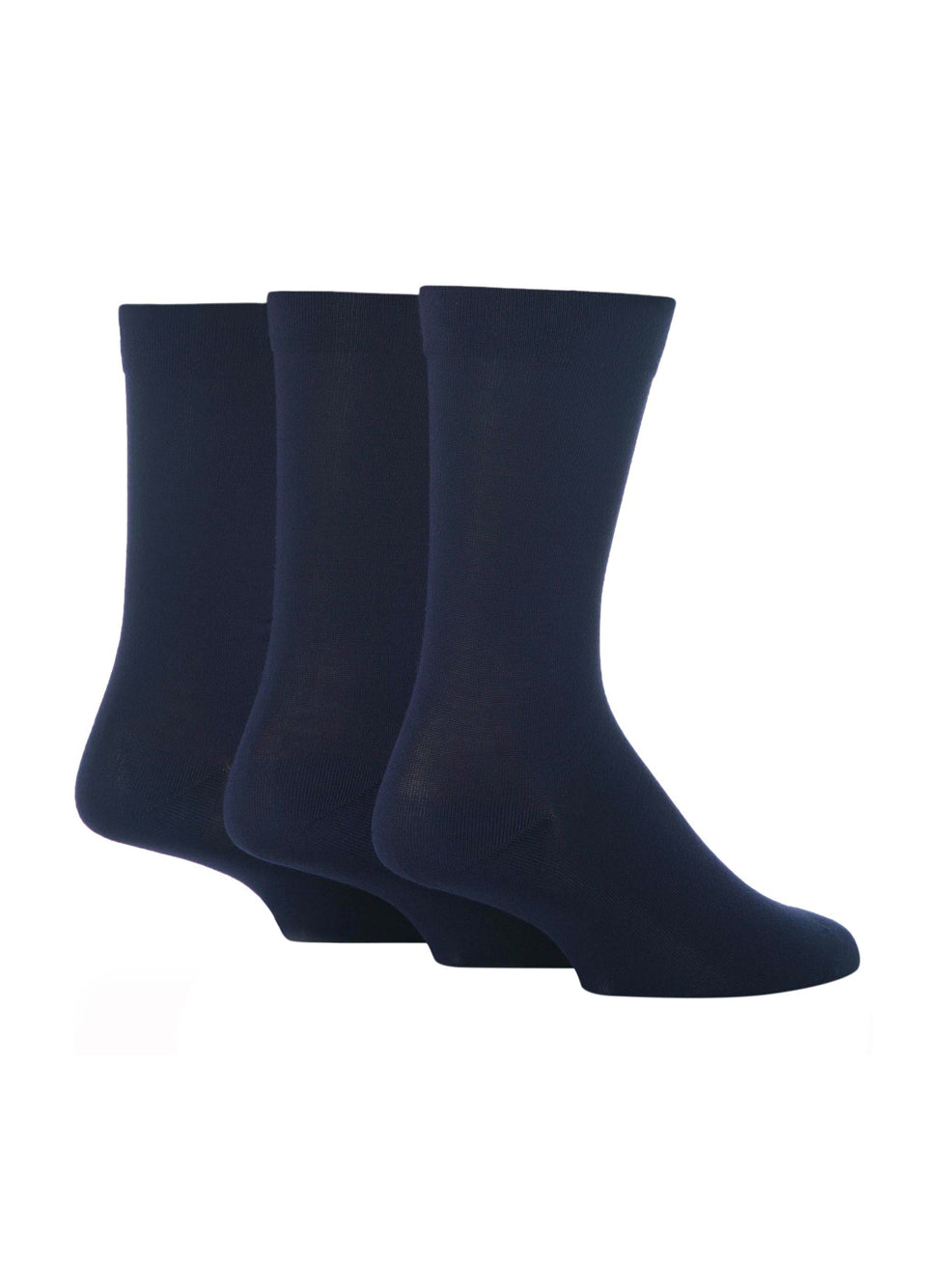 Sockshop Mens 3Pack Sockshop Plain Bamboo Socks Navy