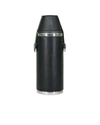 Sophos 8oz Copper Hunters Flask 2 Cups BLACK