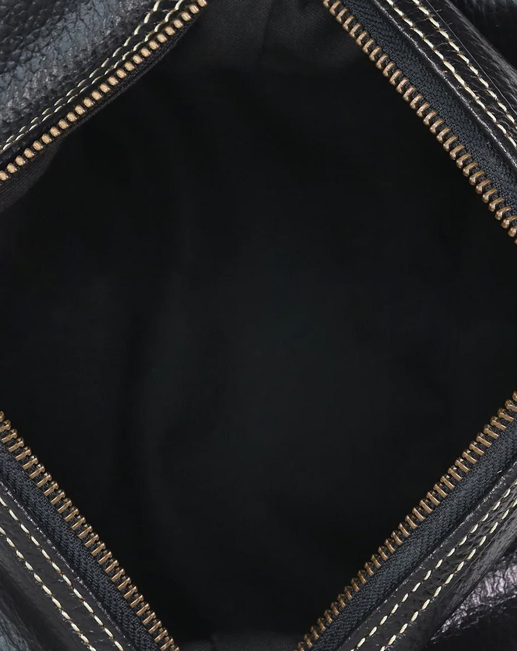 Sophos Attire Leather Wash Bag BLACK