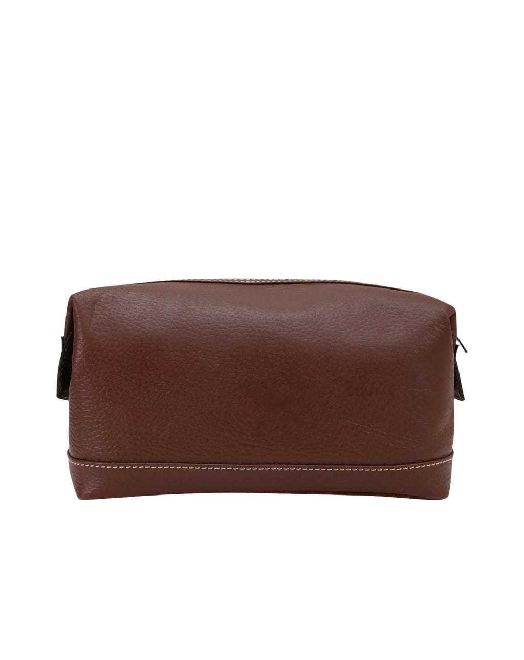 Sophos Attire Leather Wash Bag BROWN