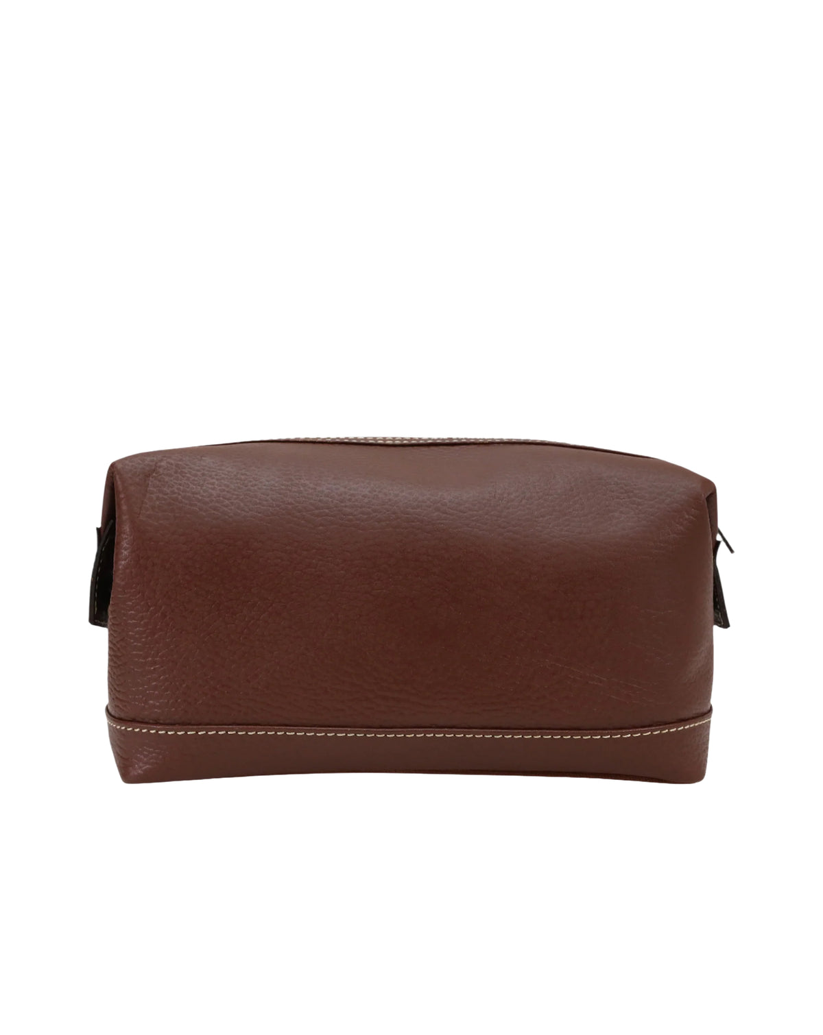 Sophos Attire Leather Wash Bag BROWN