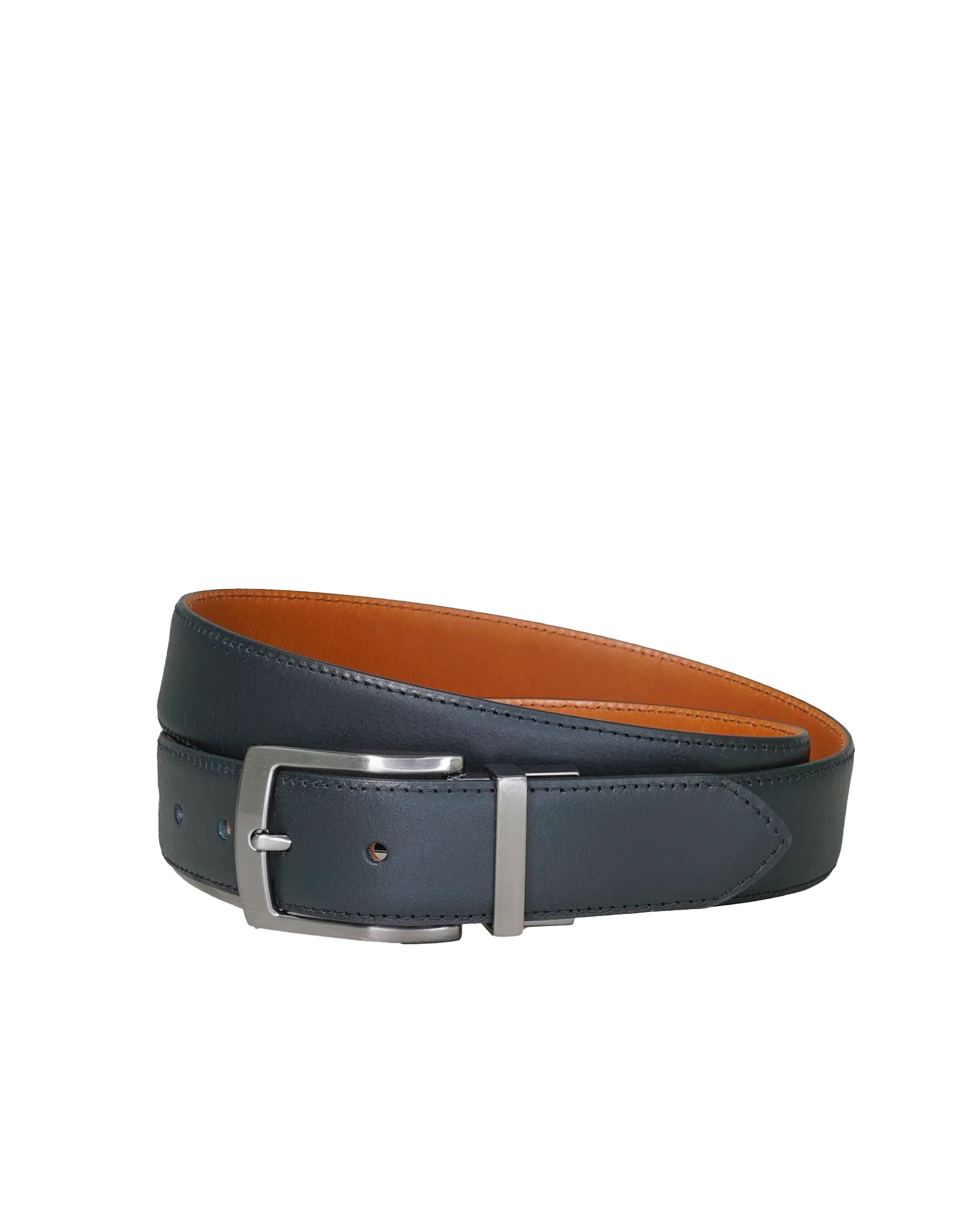 Sophos Halstead 35mm reversible padded stitched belt BLACK TAN
