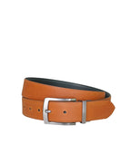 Sophos Halstead 35mm reversible padded stitched belt BLACK TAN
