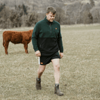 Sugar Loaf Rugger Work Shorts - Black/White