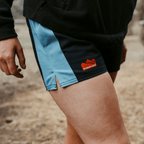 Sugar Loaf Rugger Work Shorts - Navy/Sky Blue