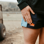 Sugar Loaf Rugger Work Shorts - Navy/Sky Blue