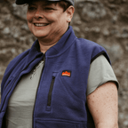Sugar Loaf Highland Polar Fleece Gilet - Indigo Blue