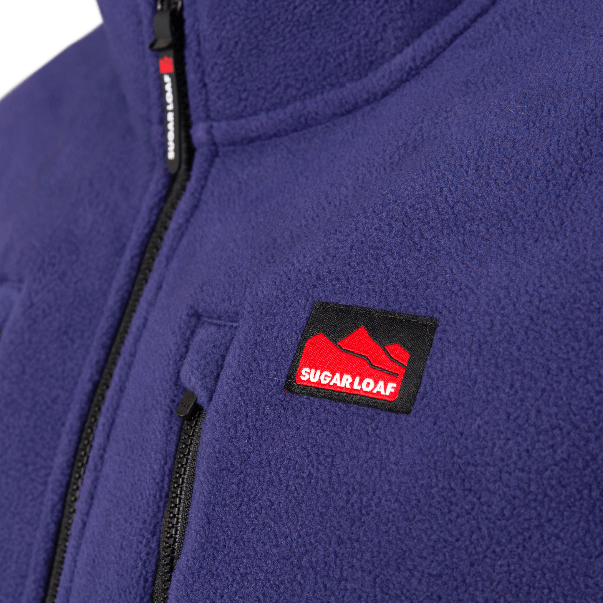 Sugar Loaf Highland Polar Fleece Gilet - Indigo Blue