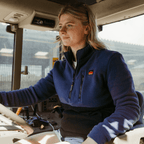 Sugar Loaf Horizon Polar Fleece Half Zip - Indigo Blue