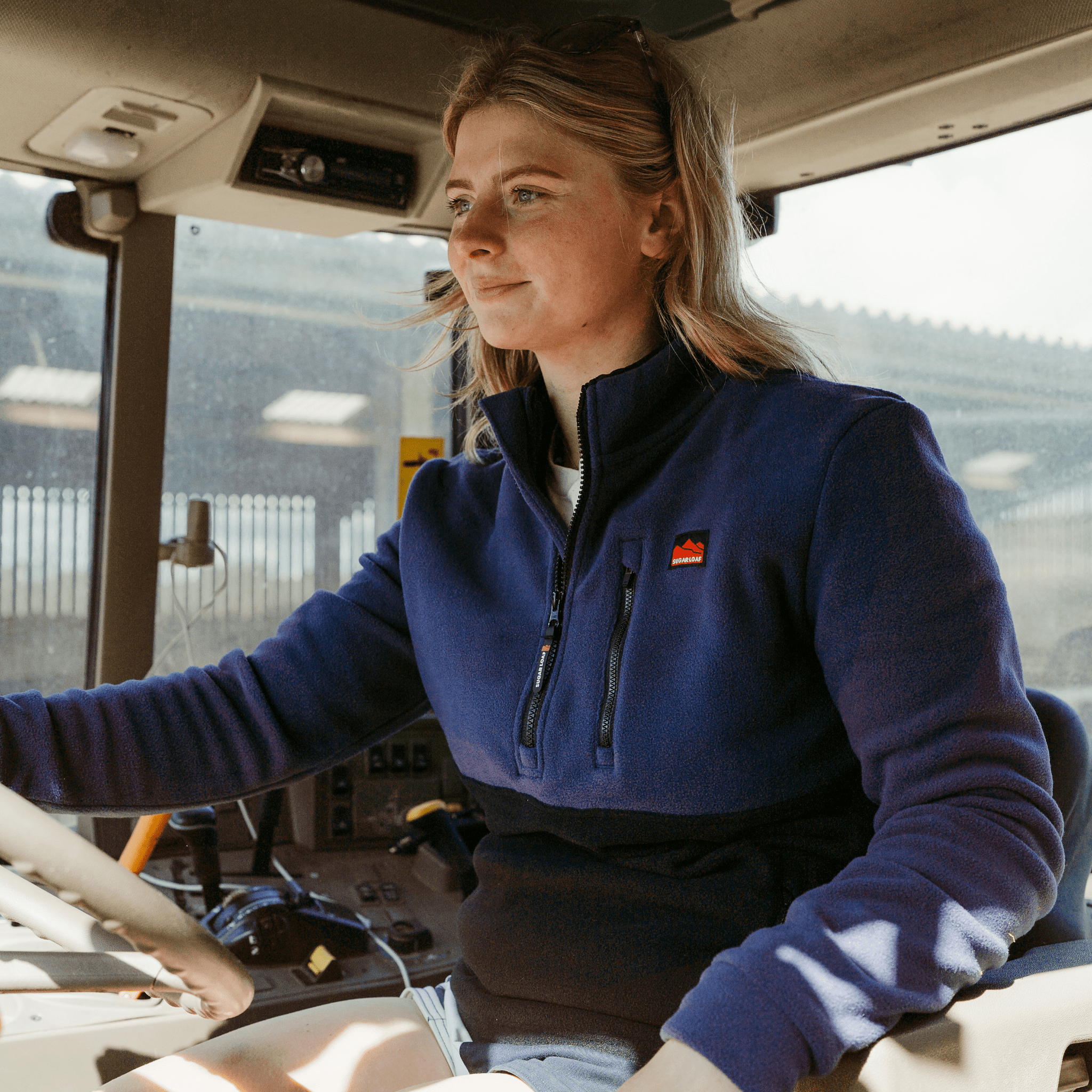 Sugar Loaf Horizon Polar Fleece Half Zip - Indigo Blue