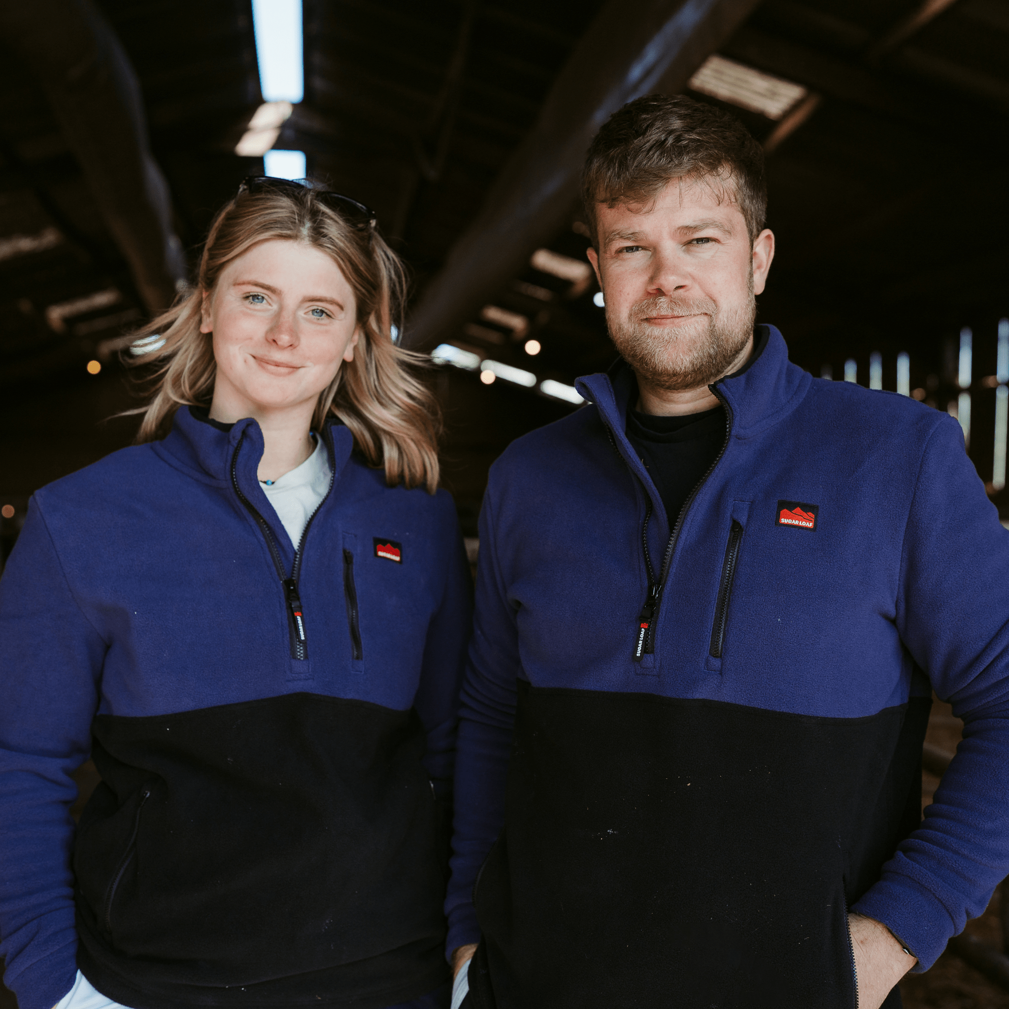 Sugar Loaf Horizon Polar Fleece Half Zip - Indigo Blue