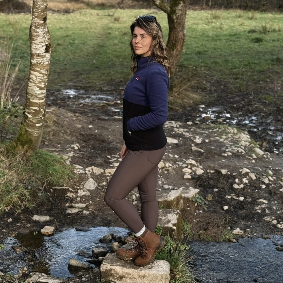 Sugar Loaf Horizon Polar Fleece Half Zip - Indigo Blue