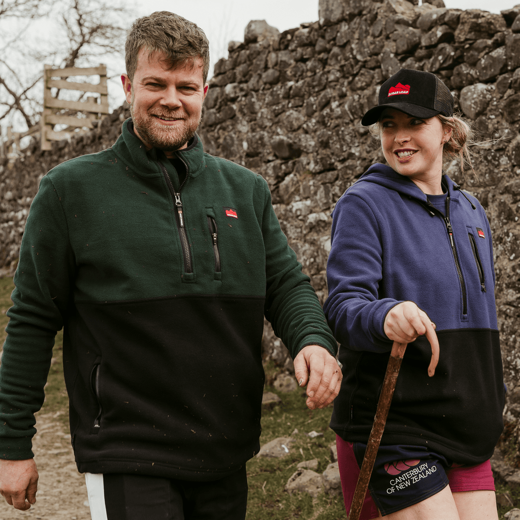 Sugar Loaf Horizon Polar Fleece Half Zip - Green