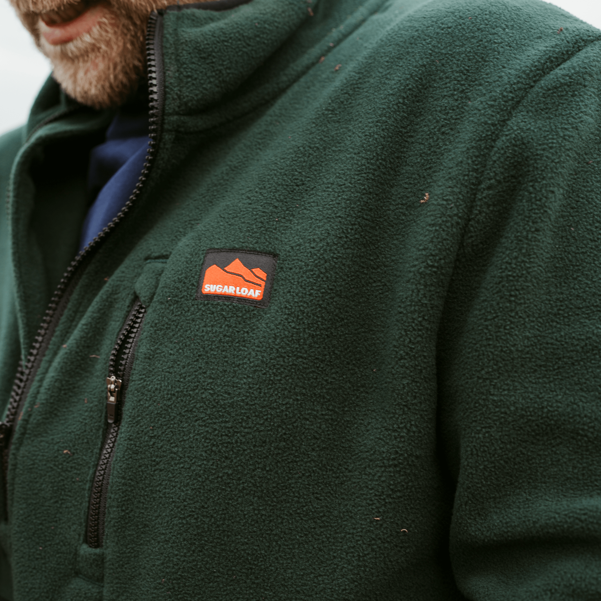 Sugar Loaf Horizon Polar Fleece Half Zip - Green