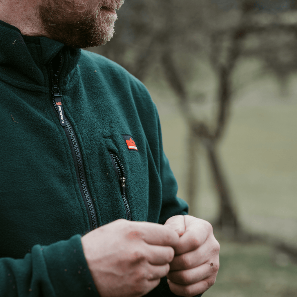 Sugar Loaf Horizon Polar Fleece Half Zip - Green
