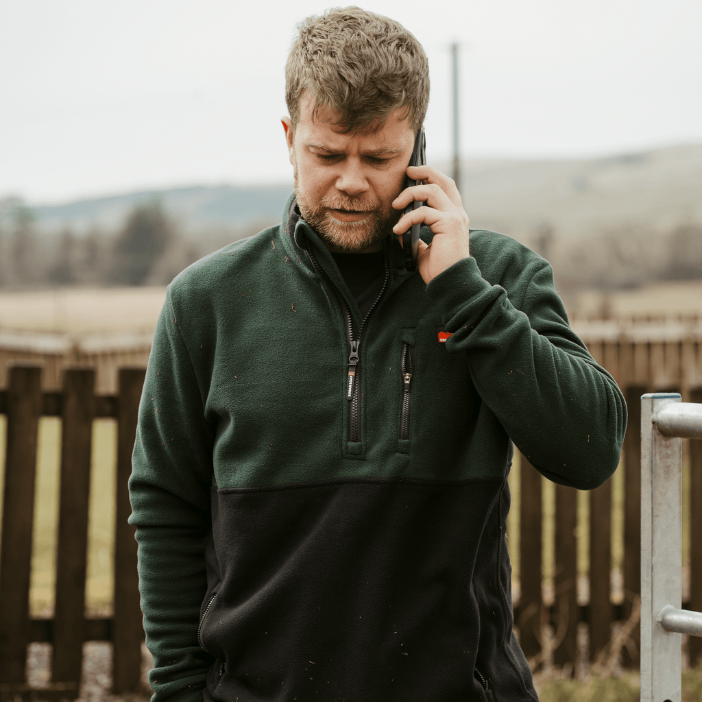 Sugar Loaf Horizon Polar Fleece Half Zip - Green