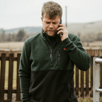 Sugar Loaf Horizon Polar Fleece Half Zip - Green